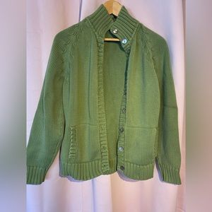 Lands end large knit sweater